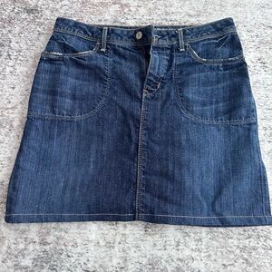 Banana Republic Dark Blue Mini Skirt